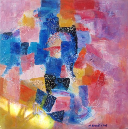 Láska 40x40 cm, akryl