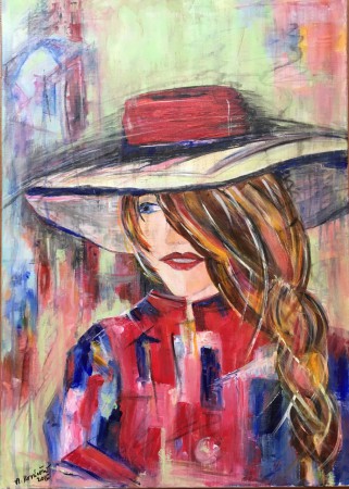 Pohľad 70x50 cm, akryl